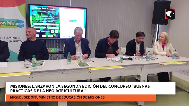 Misiones lanzaron la segunda edición del concurso Buenas Prácticas de la Neo Agricultura