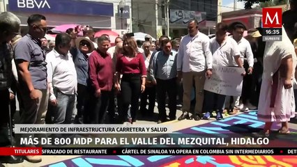 Gobernador de Hidalgo encabeza 'Rutas de la Transformación' en Actopan e Ixmiquilpan