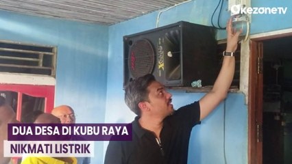 Puluhan tahun Gelap Gulita, 2 Desa di Kubu Raya Dialiri Listrik