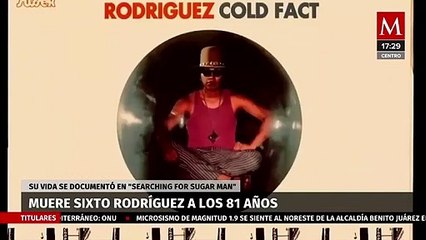 Fallece Sixto Rodríguez, músico y protagonista de 'Searching for Sugar Man'