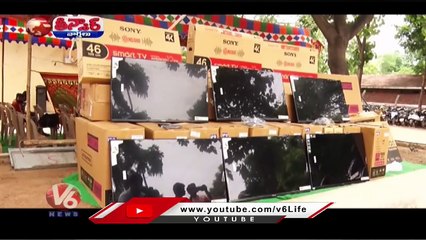 UP Gang Cheated Public By Selling Fake Sony TV's In Khammam _ V6 Teenmaar (1)