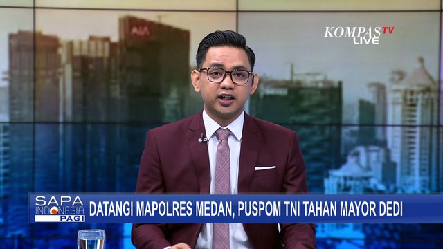 Buntut Geruduk Mapolrestabes Medan, Puspom TNI Tahan Mayor Dedi Hasibuan