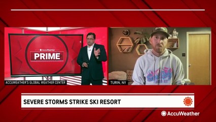 Severe storms damage New York ski resort