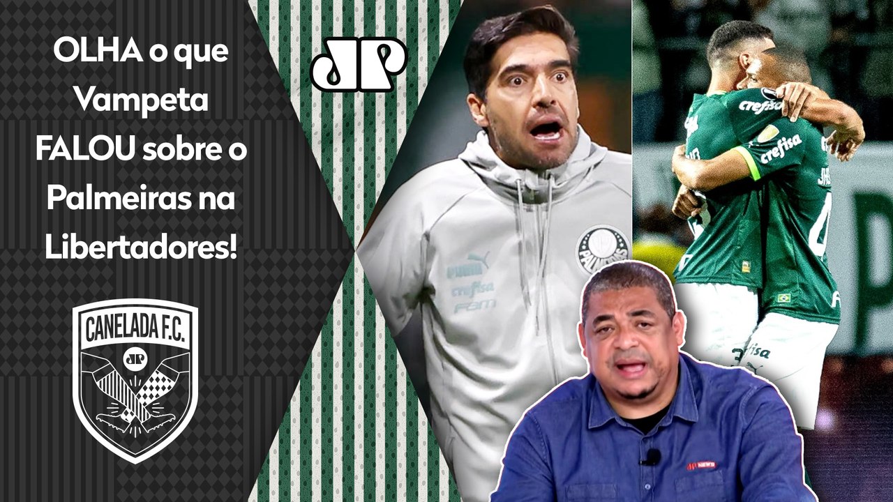 ELOGIOU E POLEMIZOU! "EU VOU FALAR! O Palmeiras nessa Libertadores pra mim vai..." Vampeta É SINCERO