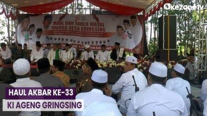 Ribuan Peziarah Hadiri Haul Akbar ke-33 Ki Ageng Gringsing
