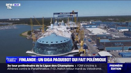 7 piscines, un parc aquatique, une patinoire... "L'Icône des mers", le plus grand paquebot en construction, fait déjà polémique