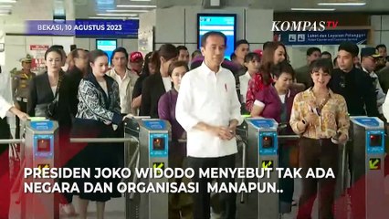 Tegas! Jokowi Sebut Tak Ada Negara-Organisasi yang Bisa Hentikan Hilirisasi Indonesia
