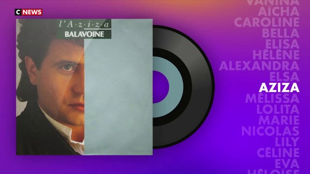 «L’Aziza» de Daniel Balavoine : Les prénoms en chansons