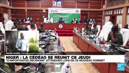 Niger : "La réunion de la Cédéao s'annonce crutiale"