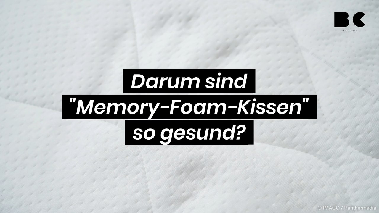 Darum sind "memory-foam-kissen" so gesund
