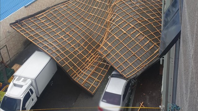 대구에서 충주로 북상...제보로 본 태풍 '카눈' 상황 / YTN