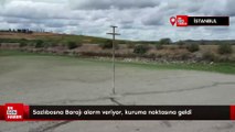 Sazlıbosna Barajı alarm veriyor, kuruma noktasına geldi