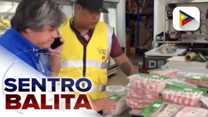 Expired at ilegal na frozen products gaya ng baboy at manok, kinumpiska sa Parañaque