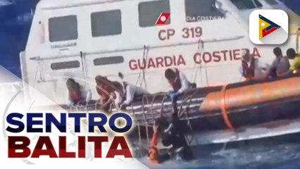 41 migrante, patay sa lumubog na bangka sa Italy