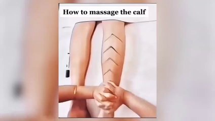 Baldır masajı nasıl yapılır?