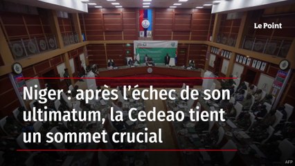Niger : après l’échec de son ultimatum, la Cedeao tient un sommet crucial