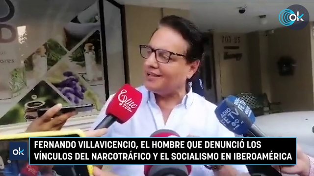 Fernando Villavicencio, el hombre que denunció los vínculos del narcotráfico y el socialismo en Iberoamérica