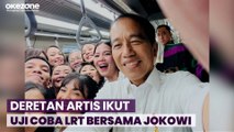 Intip Deretan Artis Turut Ikut Uji Coba LRT Bersama Presiden Jokowi