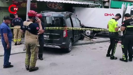 BURSA - HAFİF TİCARİ ARACIN ÇARPTIĞI KAMYONETLE DUVAR ARASINDA SIKIŞAN YAYA ÖLDÜ --