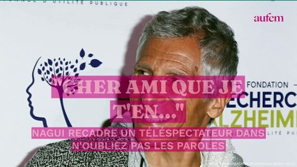“Cher ami que je t’en…” Nagui recadre un téléspectateur dans N’oubliez pas les paroles