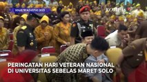 Momen Prabowo dan Gibran Semobil Hadiri Peringatan Hari Veteran Nasional di Solo