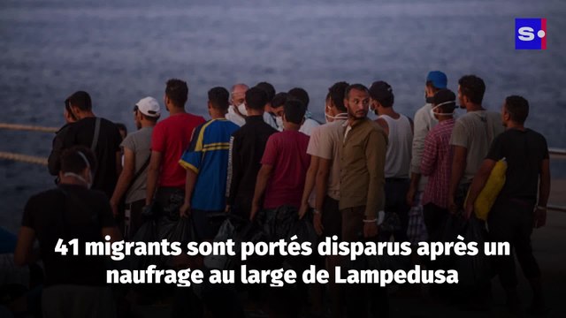 41 migrants sont portés disparus après un naufrage au large de Lampedusa