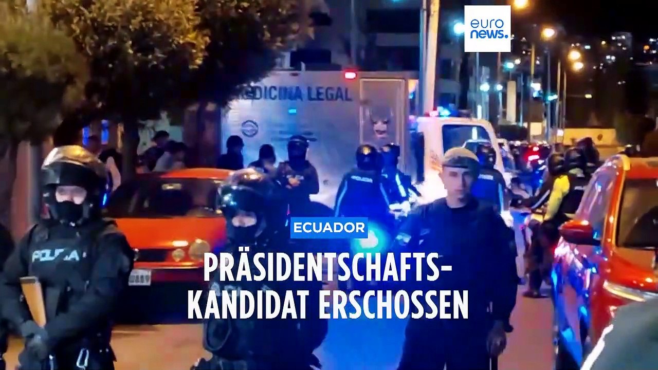 Ecuador: Ausnahmezustand nach tödlichem Schuss auf Präsidentschaftskandidat