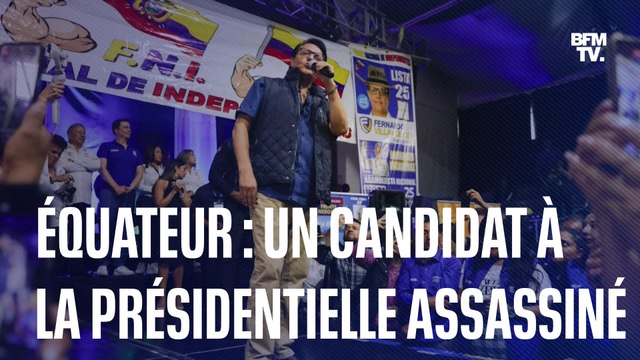 Équateur: un candidat à la présidentielle tué par balles après un meeting électoral