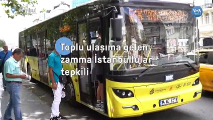 İstanbullular toplu ulaşıma gelen zamma tepkili