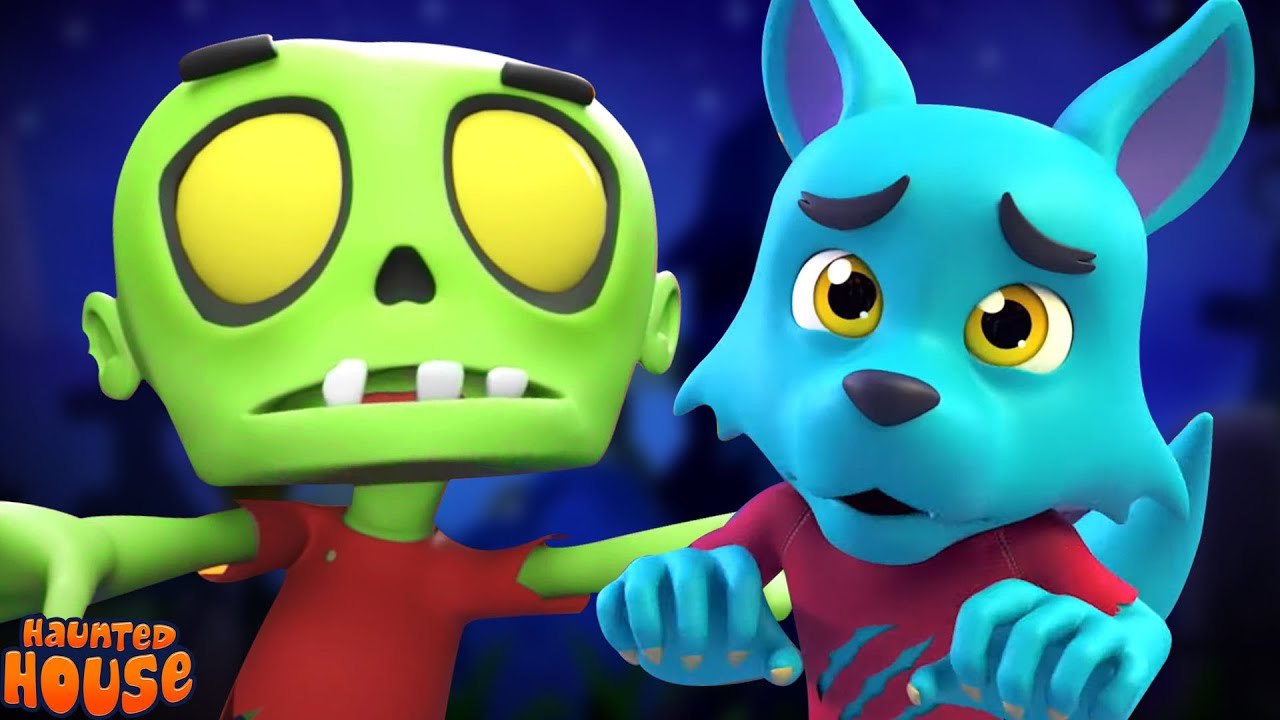 Spooky Scary Monster - Halloween Cartoon Video For Kids