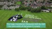 Luton Airport shows support for Luton Town with giant mural and message