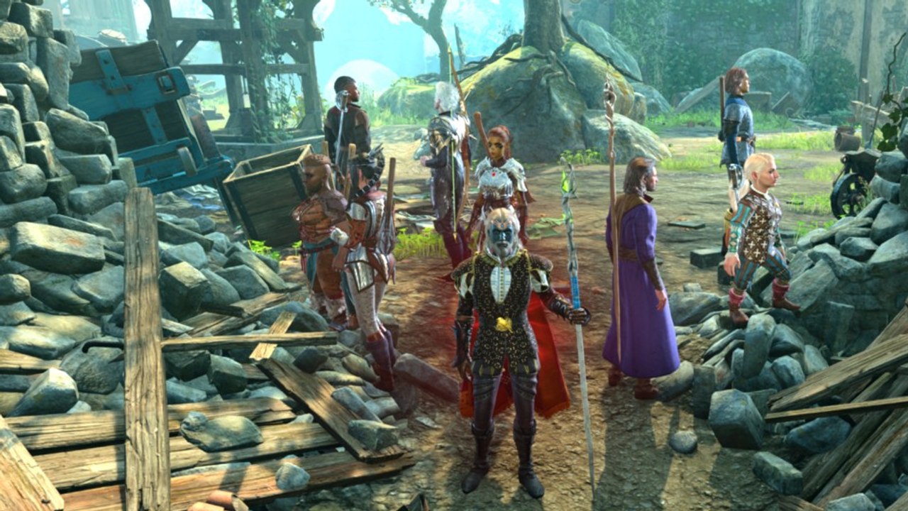 Wir greifen mit unserer Armee in Baldur's Gate 3 den Druidenhain an