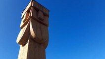 Baffling 8ft totem pole inscribed with name of Baltic god appears on Kent clifftop