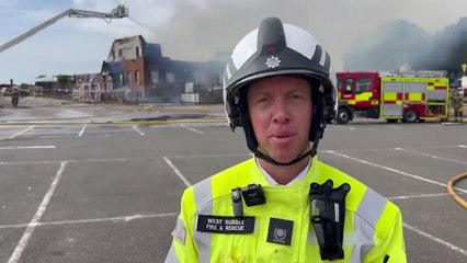 West Sussex Fire Area Manager gives update on Littlehampton Fire