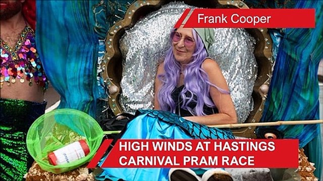 Hastings Carnival Pram Race takes place in the town and residents share their concerns on Eastbourne Borough Football Club application - Latest TV News headlines