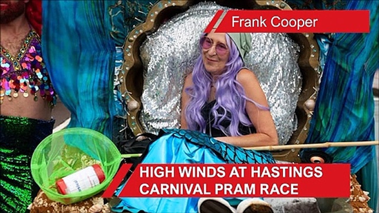 Hastings Carnival Pram Race takes place in the town and residents share their concerns on Eastbourne Borough Football Club application - Latest TV News headlines