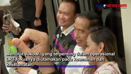 Descargar video: Presiden Jokowi: LRT Jabodetabek Beroperasi 26 Agustus 2023