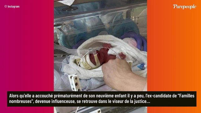 Amandine Pellissard maman pour la 9e fois et rattrapée par la justice : elle est accusée de pratiques douteuses