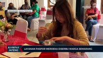 Layanan Paspor Merdeka Diserbu Warga Semarang