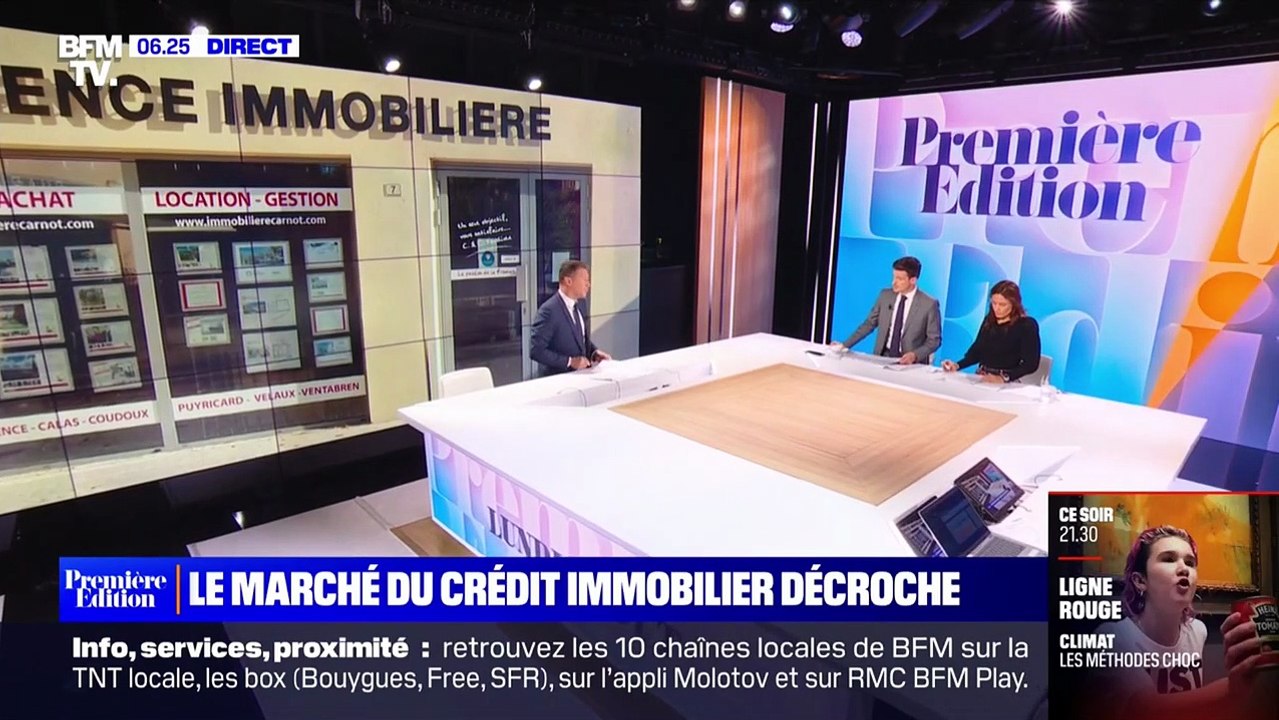 Le volume de crédit immobilier accordé par les banques en juillet a chuté de 40% sur un an