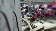Hatay'da inşaatta göçük: 3 işçi kurtarıldı, birini kurtarma çalışması sürüyor