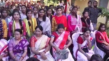 विश्व आदिवासी दिवस कार्यक्रम में हुए शामिल