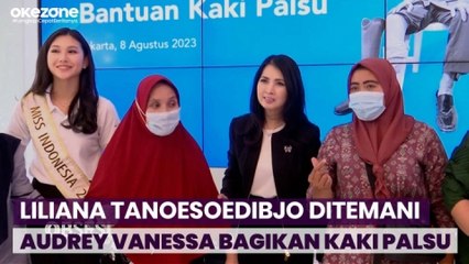 Download Video: Liliana Tanoesoedibjo Salurkan Bantuan Kaki Palsu, Ditemani Miss Indonesia 2022