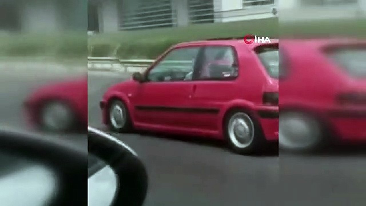 Polisten böyle kaçtı, ceza üstüne ceza yedi