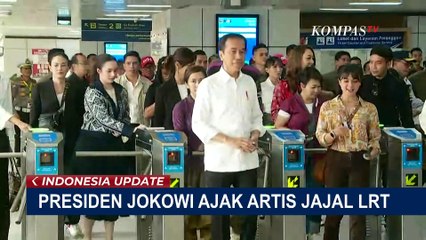 Begini Kata Chelsea islan Usai Jajal LRT Bareng Presiden Jokowi dari Stasiun Jatimulya Bekasi