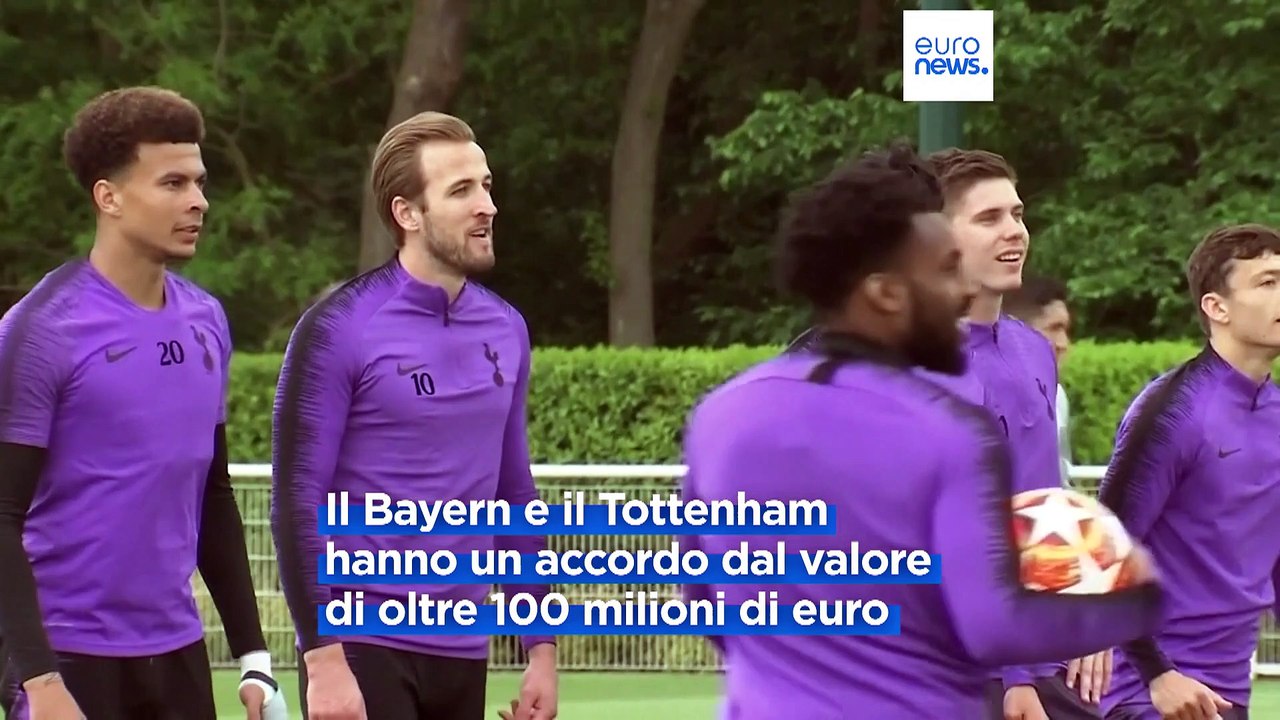 Accordo tra Tottenham e Bayern per l'acquisto del capocannoniere Harry Kane per 100 milioni di euro