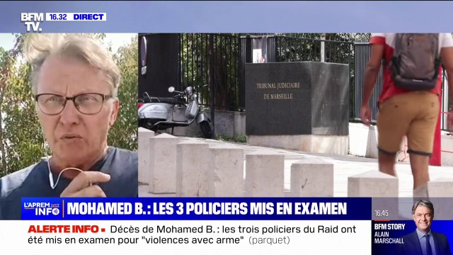 Mise en examen de 3 policiers dans l'affaire Mohamed: C'est une satisfaction de voir nos collègues retrouver leur famille dès ce soir , pour Bruno Bartoccetti (Unité SGP Police-FO)