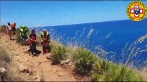 Escursionista francese salvata da Soccorso alpino allo Zingaro