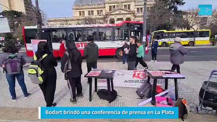 Bodart brindó una conferencia de prensa en La Plata
