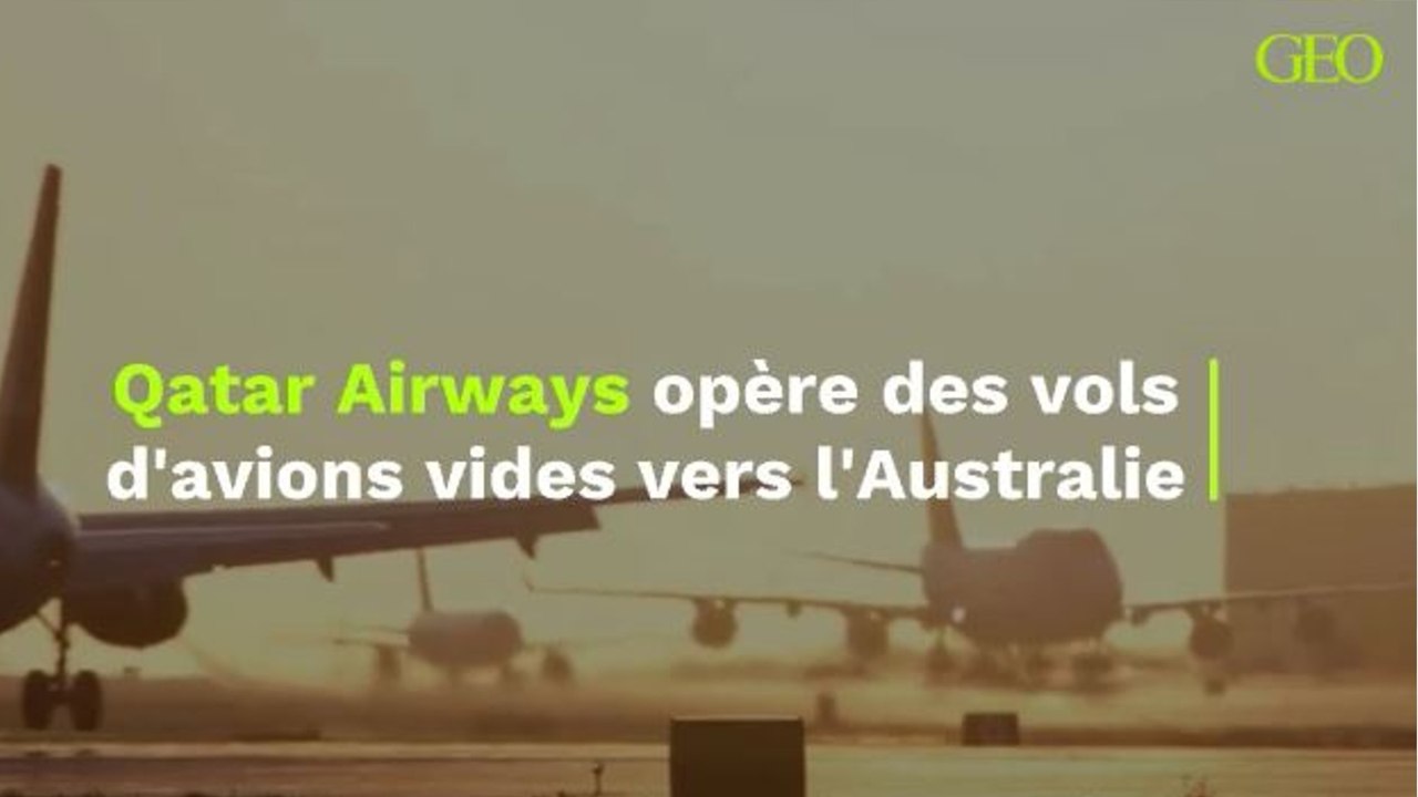 Qatar Airways opère des vols d'avions vides ver...
